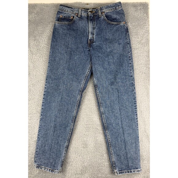 Vintage Levis Jeans Mens 33x30 Blue Denim 550 Relaxed Fit Taper Made in USA 90s - Picture 1 of 10